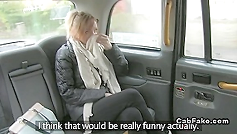 Tattoooed Brit giving rimjob and fucking in fake taxi Tattoooed Brit giving rimjob and fucking in fake taxi