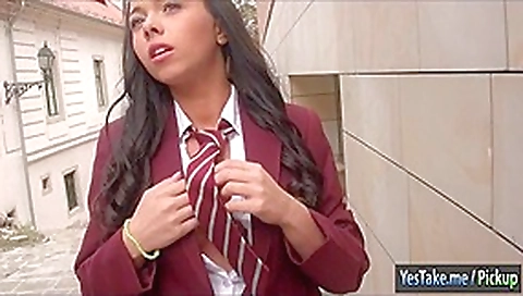 Tricia teen 18+ flashes tits and fucked for money Tricia teen 18+ flashes tits and fucked for money