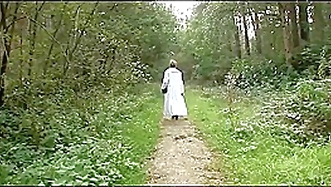 British tattoed slut fucked up the arse in stockings