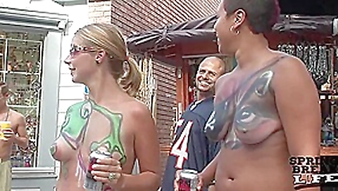 So Many Girls Flashing their Tits and Pussies on the Streets of Key West Florida - SpringbreakLife