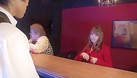 Godly unhaven Japanese Akiho Yoshizawa acting in amazing BJ scene in public place