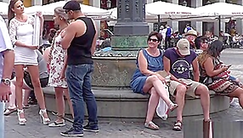 Blonde Slave Wrapped In Public Streets Blonde Slave Wrapped In Public Streets