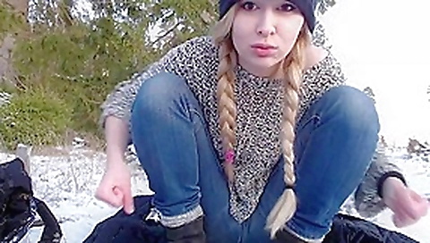 Bating in the Snow Bating in the Snow