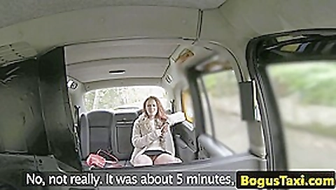 British ginger taxi babe fucked in juicy vag British ginger taxi babe fucked in juicy vag
