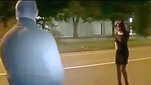 Wife to be offended get into a car with stranger