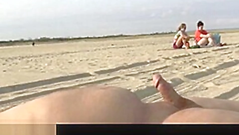 Beach dickflash #7 with cumshot Beach dickflash #7 with cumshot