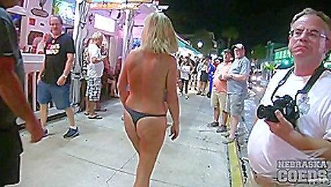 Fantasy Fest 2018 Topless Bull Riding And Girls Flashing Pussy And Tits On The Streets - NebraskaCoeds