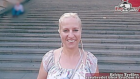 german ugly normal girl next door public pick up EroCom Date POV blinddate