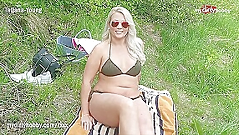 MyDirtyHobby - Busty German hottie caught him spying MyDirtyHobby - Busty German hottie caught him spying