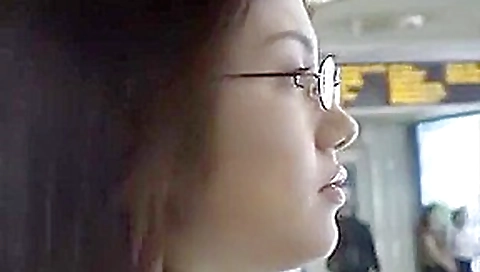 Best Japanese girl Aki Anzai in Horny Blowjob, Stockings JAV clip