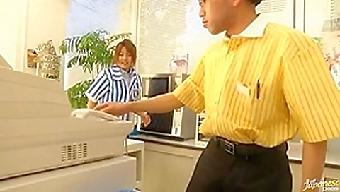 Chiharu Nakasaki is a naughty and busty Asian doll