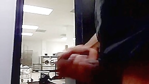 Jerkin off to two women doing laundry one watches cum Jerkin off to two women doing laundry one watches cum