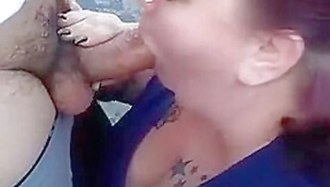 Public parking lot blowjob Public parking lot blowjob