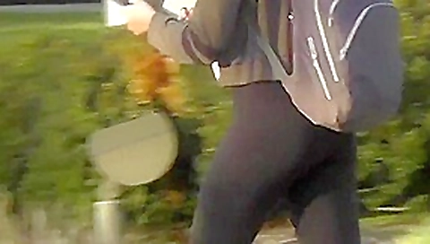 Two public ejaculations watching college spandex leggings Two public ejaculations watching college spandex leggings