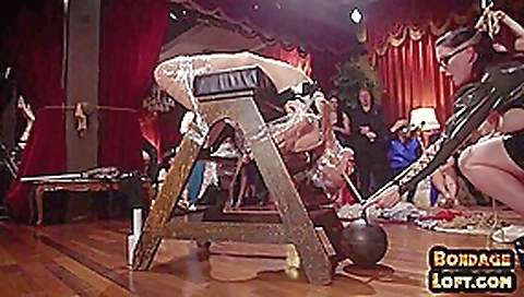 BDSM anal sluts enjoy whipping and assfucking in public BDSM anal sluts enjoy whipping and assfucking in public