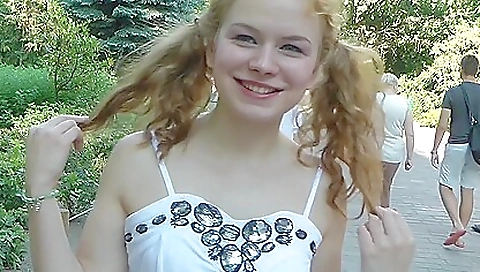 Pigtailed little slut