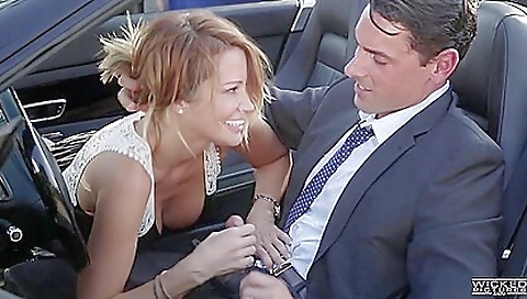 Jessica Drake Fucks Horny Businessman In The Car Jessica Drake Fucks Horny Businessman In The Car