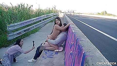 Crazy Public Sex On A Highway With Hot teen 18+ Crazy Public Sex On A Highway With Hot teen 18+