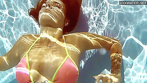 French Model Enjoys Herself Underwater French Model Enjoys Herself Underwater