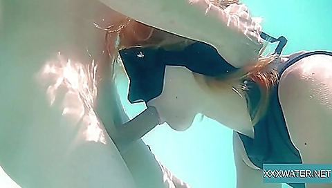 Sloppy underwater blowjob Sloppy underwater blowjob