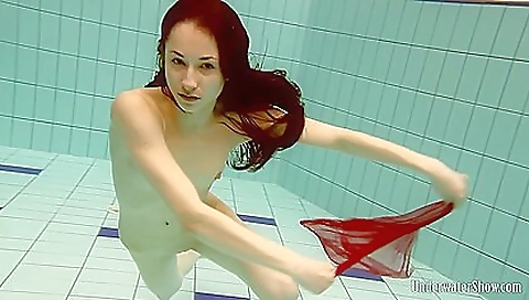Swimming Goggles Babe Vera Brass And Janka In The Pool Swimming Goggles Babe Vera Brass And Janka In The Pool