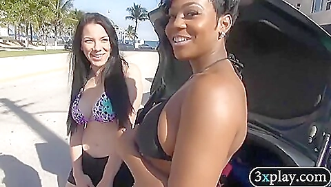 Sexy Women In Bikini Exposed Nice Boobs For Some Money Sexy Women In Bikini Exposed Nice Boobs For Some Money