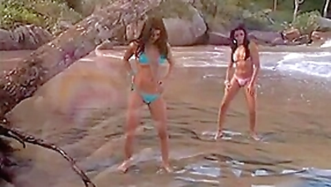 Brazilian outdoor threesome