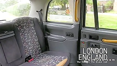 Beautiful British girl deep throats in fake taxi Beautiful British girl deep throats in fake taxi