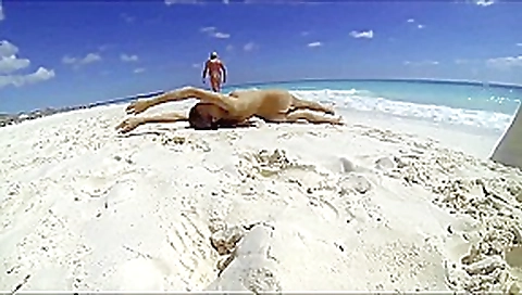 Amazing gorgeous tanned beach nude. Amazing gorgeous tanned beach nude.